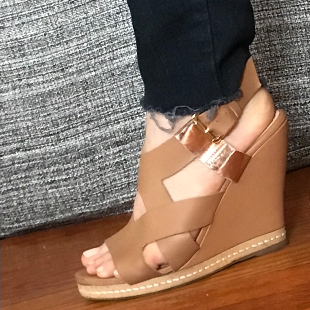Platform Sandals Camel Color - Picture 6 of 8